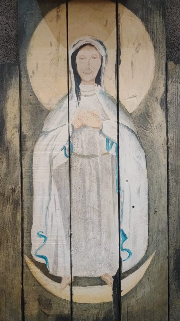 La Tabla de Empel, imagen de la Virgen María hallada en 1585