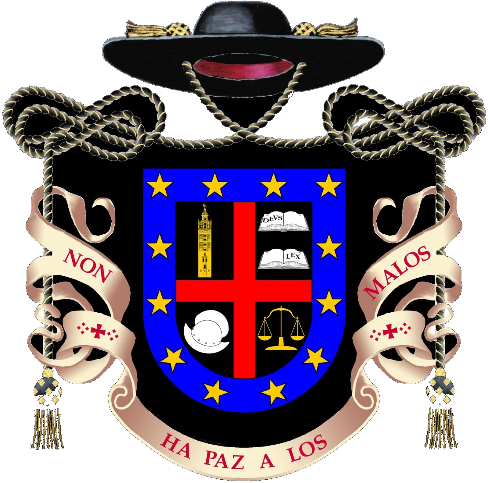 Escudo Capellán — Non ha paz a los malos